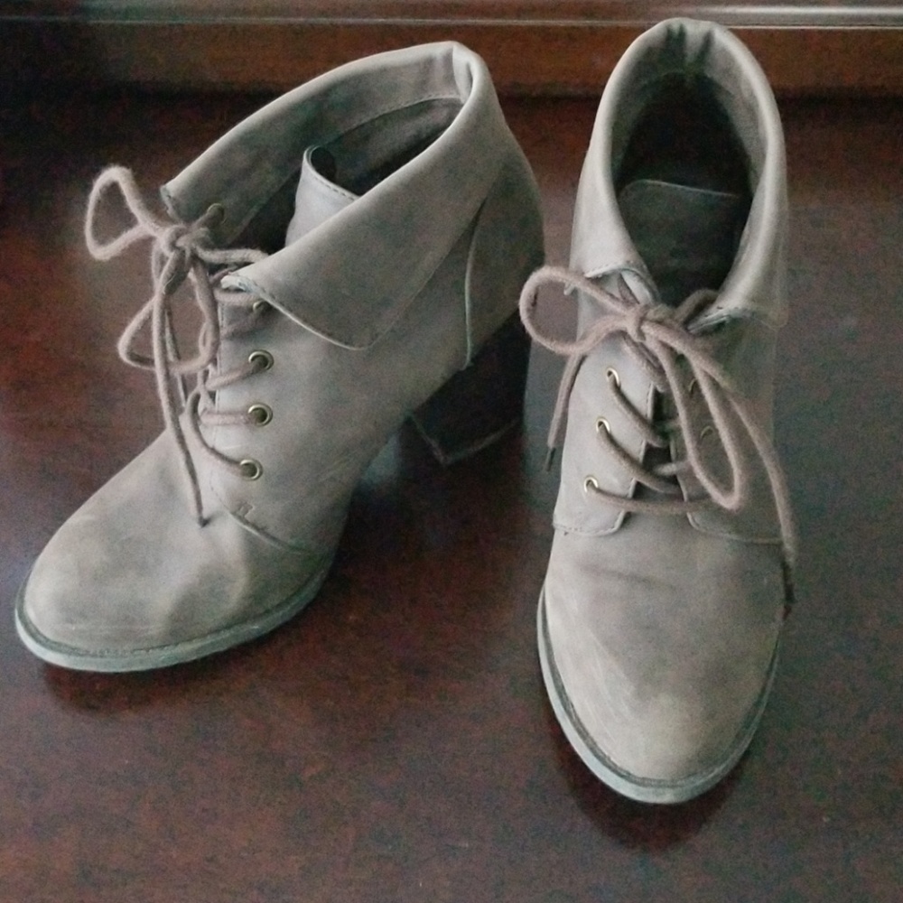 Suede booties